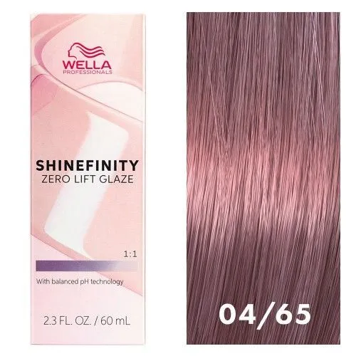 картинка Wella Shinefinity гель-крем краска 04/65 темная вишня фото